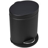 Venus kanta za otpad s nožnim mehanizmom (3 l, Crne boje, Ovalno, Metal) Cijene