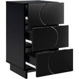  Noćni ormar Crna 33,5 x 34,5 x 60 cm Konstruirano drvo | shoptok.hr