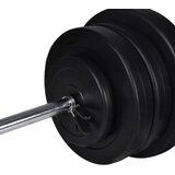 vidaXL Dvoročna Utež + 2 Enoročni Uteži 60,5 kg Cene