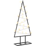  Metalna božićna jelka KUOPIO 60 cm Topla bijela Čelik Crna | shoptok.hr