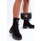 Boto Lace-Up Booties Black Ideally | ePonuda.com