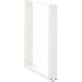  Noge za jedilno mizo v obliki črke U, 3 kosi, bele barve, 70 x (72-73) cm, jeklo | Shoptok.si