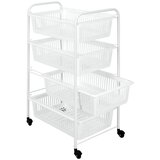 Metaltex mobilna polica s 4 košare India, dužina 35 cm Cijene