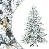  Umjetno božićno drvce s nogom Bijelo 210 cm PVC i čelik | shoptok.hr