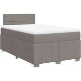 Maison Chic Box spring postelja - Vzmetna postelja z vzmetnico taupe 120x190 cm blago SL18132, (21885458) | Shoptok.si
