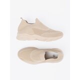 Shelvt Lightweight slip-on sneakers beige | Shoptok.si