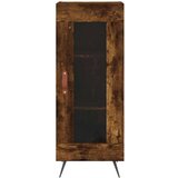  Visoka komoda dimljeni hrast 34 5x34x180cm konstruiranog drva | shoptok.hr