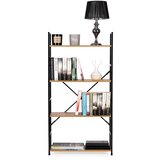 ModernHome LOFT drvene police za knjige, 4 razine | shoptok.hr