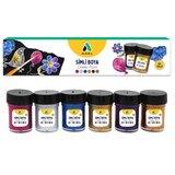 Adeland akrilne boje, glitter colors set, 25ml*6 ( 31144 ) | Eponuda.com