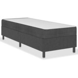  Krevet od tkanine s oprugama tamnosivi 100 x 200 cm | shoptok.hr