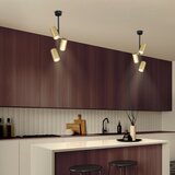  Brilagi - Luster na štapu SELE VERTICAL 3xGU10/30W/230V crna/zlatna | Eponuda.com