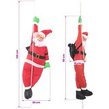  Viseći Djed Božićnjak na užetu Crvena 30 x 15 x 130 cm | shoptok.hr