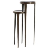 Light & Living Metalni okrugli pomoćni stolići u setu 2 kom 35x35 cm Tobias – Cijene
