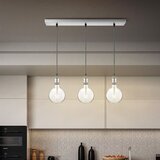  Kabl za napajanje VINTAGE 3xE27/40W/230V, matni hrom | Eponuda.com