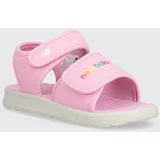 New Balance Otroški sandali SYA750C3 roza barva