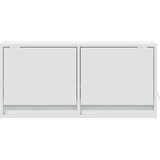  Zidni TV ormarić s LED svjetlima bijeli 80 x 31 x 38 cm | shoptok.hr