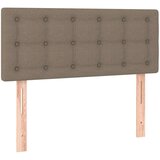  Box spring postelja z vzmetnico LED taupe 90x190 cm blago, (20900048) | Shoptok.si
