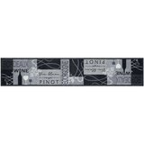  Tepih perivi s uzorkom boce vina 60x300 cm baršunasti | shoptok.hr