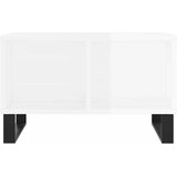  Stolić za kavu sjajni bijeli 60x50x36,5 cm konstruirano drvo | Eponuda.com