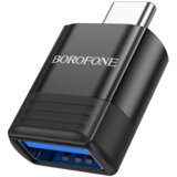 Borofone adapter OTG BV18 - Type C v USB - črn | Shoptok.si