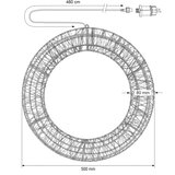 Brilagi LED spoljašnji božićni venac LED/5,4W/230V IP44 pr. 50 cm | Eponuda.com