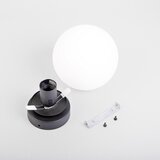  plafonsko svetlo moonlight 1xE27/15W/230V prečnika 16 cm crno | Eponuda.com