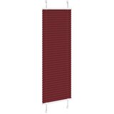 vidaXL Plisirana roleta Bordeaux crvena 40x150 cm širina tkanine | shoptok.hr