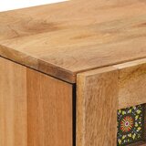  Highboard s vratima Prirodna 40 x 33 x 110 cm Čvrsto drvo manga | Eponuda.ba