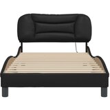  Okvir kreveta s LED-om bez madraca Hvar crni 100x203 cm - Crna 100 x 203 cm | shoptok.hr