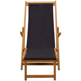  Sklopiva ležaljka za sunčanje 2 pcs 3 Pozicija Crna | shoptok.hr