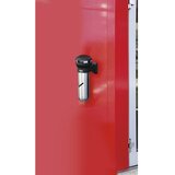 Rubbermaid Sodoben stenski pepelnik iz nerjavnega jekla, 2,3 l, V x Ø 460 x 300 mm, srebrn / črn | Shoptok.si