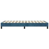 vidaXL Box spring posteljni okvir temno moder 90x190 cm žamet | Shoptok.si