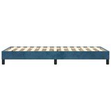 vidaXL Okvir za krevet s oprugama tamnoplavi 90x190 cm baršunasti | shoptok.hr