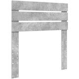  Okvir za krevet s uzglavljem Betonska siva 100 x 200 cm | shoptok.hr