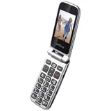 telefon na tipke G6 preklop silver