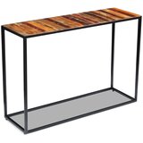  Konzolni stol od masivnog obnovljenog drva 110 x 35 x 76 cm | shoptok.hr