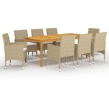  9-dijelni vrtni blagovaonski set bež | shoptok.hr