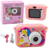 Digitalni fotoaparat za djecu 48Mpx HD 1080P Jednorog - rozi | shoptok.hr