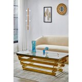 Livetastic KLUBSKA MIZA, prozorno, zlate barve | Shoptok.si