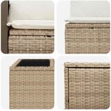  Set sofe 6 kom. Bež i krem bijela Poli Rattan i čelik | shoptok.hr