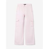 name it Light Pink Girly Wide Pants with Pockets Hilse - Girls Cene