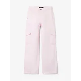 name it Light Pink Girly Wide Pants with Pockets Hilse - Girls