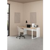 MID.YOU KOMBINIRANA PISALNA MIZA leseni material bela, barve hrasta | Shoptok.si