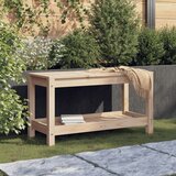vidaXL Vrtna klop 82,5x35x45 cm trdna borovina Cene