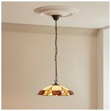 Endon 112197 - Luster na lancu Tiffany INGRAM 1xE27/60W/230V prečnik 45 cm | Eponuda.com