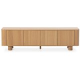 MOME TV omarica v hrastovem dekorju v naravni barvi 180x50,5x40 cm Padoc – Cene