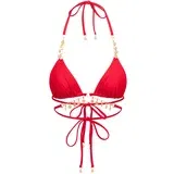 Moda Minx Bikini zgornji del 'Valentina' rdeča