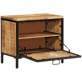  za cipele 60 x 35 x 53 cm od masivnog grubog drva manga | shoptok.hr