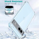 Techsuit Shockproof Clear Silicone prozirna maskica otporna na udarce za Google Pixel 9 Pro | shoptok.hr