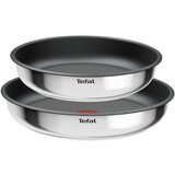 Tefal Tave u setu 2 kom s neprijanjajućom površinom/s uklonjivom ručkom od nehrđajućeg čelika ø 26 cm INGENIO Cook Eat L8813S75 – | shoptok.hr